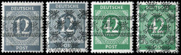 Amerik.+Brit. Zone (Bizone), 1948, 52-68 I+II, I-IX / I+II K, ... - Autres & Non Classés