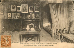  01   INTERIEUR DE LA CHAMBRE, LIT DE MORT DU BIENHEUREUX CURE D'ARS - Ars-sur-Formans