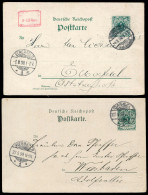 Deutsches Reich, 1898, PP 9 F 85, Brief - Other & Unclassified