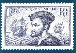 "CARTE PRETIMBREE INTERNATIONAL" -JACQUES CARTIER - RESERVEE AUX MEMBRES DU CLUB PHILAPOSTE - Autres & Non Classés