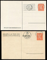 Deutsches Reich, 1922, PP 60, PP 61, Brief - Sonstige & Ohne Zuordnung