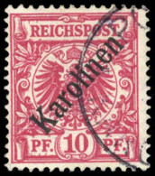 Deutsche Kolonien Karolinen, 1899, 3 I, Gestempelt - Caroline Islands