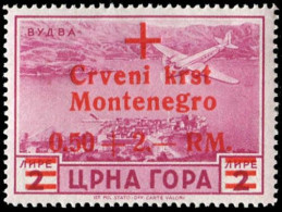 Deutsche Besetz.II.WK Montenegro, 1944, 29-35, Postfrisch - Bezetting 1938-45