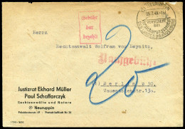 Berlin, 1949, Brief - Other & Unclassified
