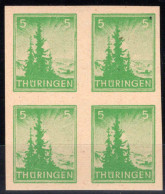 SBZ - Thüringen, 1945, 94 U (4), Postfrisch - Sonstige & Ohne Zuordnung