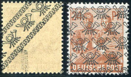 Amerik.+Brit. Zone (Bizone), 1948, 44 II Var., Postfrisch - Autres & Non Classés