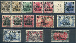 Deutsche Auslandspost China, 1906, 38 -47, Gestempelt - China (offices)