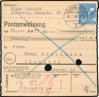 SBZ Handstempel Bezirk 27, 1948, 173 V, Brief - Sonstige & Ohne Zuordnung