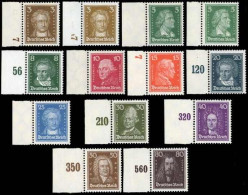 Deutsches Reich, 1926, 385-97 SR, Postfrisch - Sonstige & Ohne Zuordnung