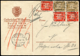 Berlin, 1926, 355,357, Brief - Covers & Documents