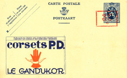 BELGIUM PPS SBEP 3 35C/50C "105" CORSET PD UNUSED - Werbepostkarten