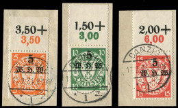 Danzig, 1934, 237-39, Gestempelt - Used