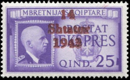 Deutsche Besetz.II.WK Albanien, 1943, 14, Postfrisch - Occupazione 1938 – 45