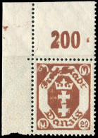 Danzig, 1922, 111, Ungebraucht - Nuovi