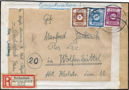 SBZ - Ostsachsen, 1945, 42 A, 49 A, 50 A, Brief - Autres & Non Classés