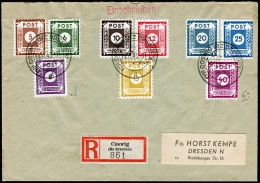 SBZ - Ostsachsen, 1945, 44 Dc U.a., Brief - Autres & Non Classés