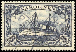 Deutsche Kolonien Karolinen, 1900, 18, Gestempelt - Isole Caroline