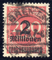 Deutsches Reich, 1923, 309 A P A Y, Gestempelt - Sonstige & Ohne Zuordnung