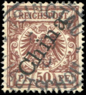 Deutsche Kolonien Kiautschou, Vorläufer, 1900, V 6 II, Gestempelt - Ehemalige Dt. Kolonien