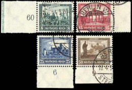 Deutsches Reich, 1930, 450-53, Gestempelt - Other & Unclassified