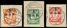 Danzig, 1934, 237-39, Gestempelt - Gebraucht