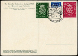 Bundesrepublik Deutschland, 1950, 121 - 122, Brief - Altri & Non Classificati