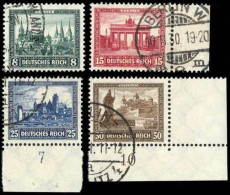 Deutsches Reich, 1930, 450-53, Gestempelt - Sonstige & Ohne Zuordnung