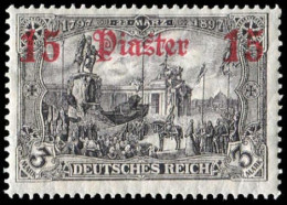 Deutsche Auslandspost Türkei, 1912, 46 B, Postfrisch - Deutsche Post In Marokko