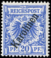 Deutsche Kolonien Karolinen, 1900, 4 II, Postfrisch - Karolinen