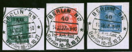 Deutsches Reich, 1927, 407-09, Briefstück - Autres & Non Classés