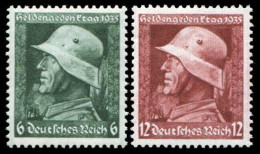 Deutsches Reich, 1935, 569-70 X, Postfrisch - Altri & Non Classificati