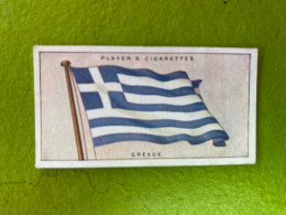 Player's Cigarettes Card Flags Of The League Of Nations -  Greece - Sonstige & Ohne Zuordnung