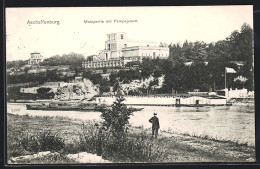AK Aschaffenburg, Mainpartie Mit Pompejanum  - Aschaffenburg