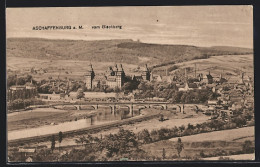 AK Aschaffenburg A. M., Blick Vom Bischberg  - Aschaffenburg