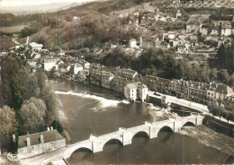 24 TERRASSON LA  VILLEDIEU  Vue Générale Aérienne  Le Pont Sur La Vézère   Cpsm Gf   2 Scans - Terrasson-la-Villedieu