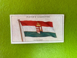 Player's Cigarettes Card Flags Of The League Of Nations -  Hungary - Other & Unclassified