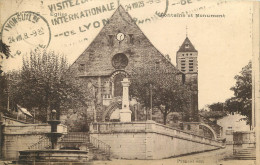  38   SAINT CHEF  EGLISE  FONTAINE ET MONUMENT - Saint-Chef