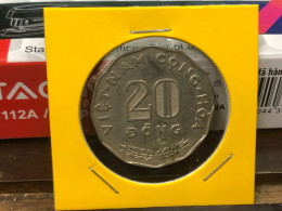 SOUTH VIET-NAM COINS 20 DONG 1968 KM#10-NICKEL CLAD STEEL -1 Pcs- Aunc No 7 - Vietnam