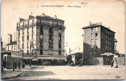 92 LEVALLOIS PERRET - La Place Collange. - Levallois Perret
