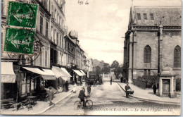 92 BOULOGNE SUR SEINE - La Rue De L'eglise  - Boulogne Billancourt