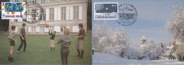 7 Cartes Maximum MK CM  Années 82-83 TP 2092-2093 Paul DELVAUX 2065 Scoutisme à 2068, 2070 COB 29 Eur - 1981-1990