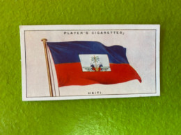 Player's Cigarettes Card Flags Of The League Of Nations -  Haiti - Other & Unclassified