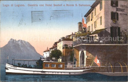 11747278 Gandria Lago Di Lugano Hotel Seehof E Monte S. Salvatore Boote Gandria - Autres & Non Classés