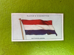 Player's Cigarettes Card Flags Of The League Of Nations -  Netherlands - Sonstige & Ohne Zuordnung