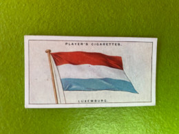 Player's Cigarettes Card Flags Of The League Of Nations -  Luxembourg - Sonstige & Ohne Zuordnung