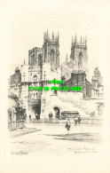 R604560 Bootham Bar And York Minster. E. T. W. Dennis. Etchette Series. Joseph P - Mondo