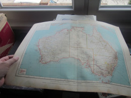 Australien 57x45 Cm - Carte Geographique