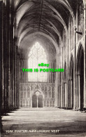 R604564 York Minster. Nave Looking West. T. T. And S. Queen Series. 1907 - Mondo