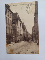 Cpa Besançon Les Bains Rue Battant Les écoles Voyagée 1933 - Besancon