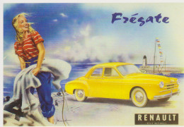 RENAULT FREGATE - CARTE POSTALE 10X15 CM NEUF - Voitures De Tourisme